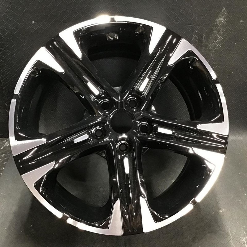 2021-2025 KIA K5 71027 B Wheel 18 x 7-1/2 5 Spoke Rim Black Machined 52910L3320