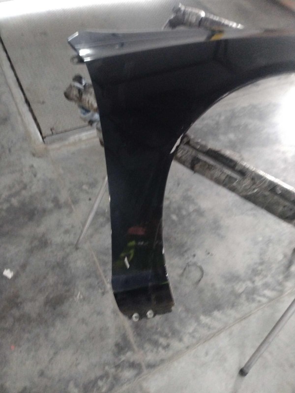 2008 Hyundai Elantra Right Fender Black Used Paint Chipped Light Scratches