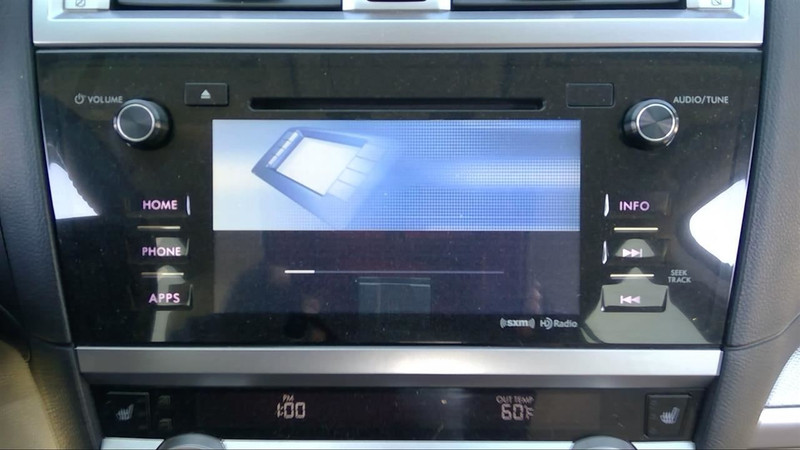 2016 Subaru Legacy NON-NAV Radio Stereo 86201AL68A Display Screen Monitor Info