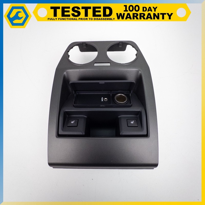 10-16 LAND ROVER L319 L320 LR4 REAR CENTER CONSOLE AIR VENT TRIM BLACK OEM