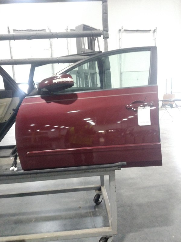 2010 Nissan Altima Left Front Door Maroon Good Condition 4DR Sdn 72938
