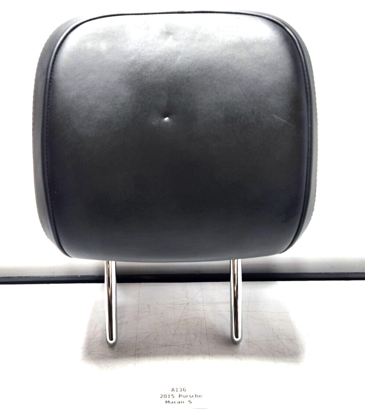 ✅15-18 OEM Porsche Macan S 95B Front Passenger Leather Black Headrest Head Rest*