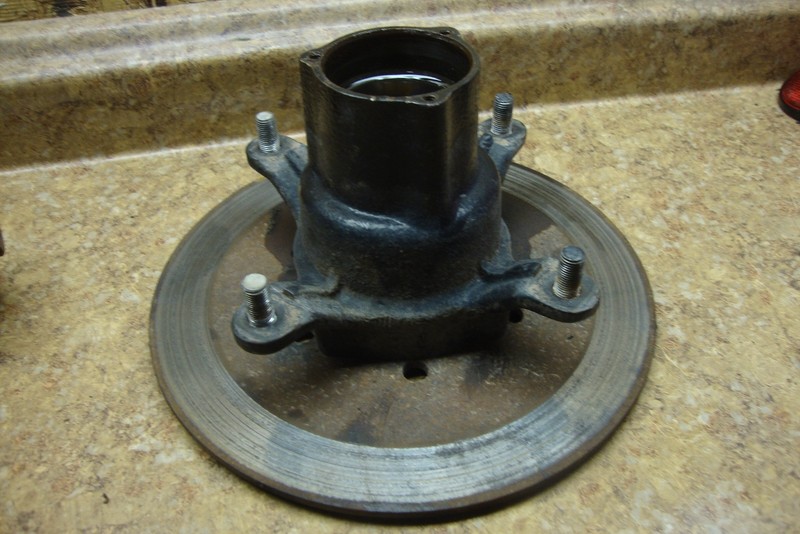 1996 Polaris Sportsman 400 4x4 ATV 4 Wheeler Front Disk Brake Rotor Spindle Hub