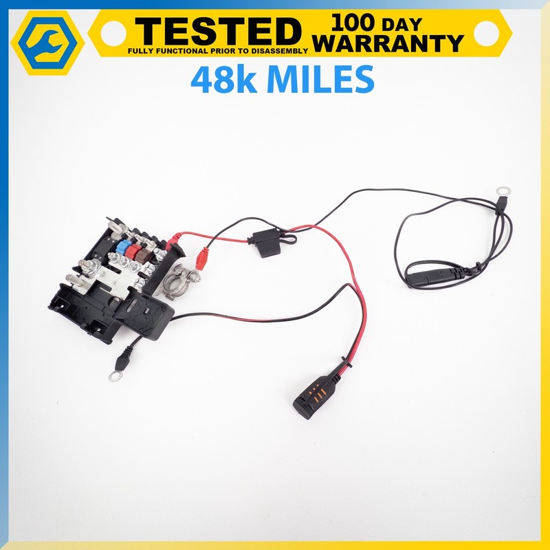 08-09 MASERATI GRANTURISMO 4.2L REAR TRUNK FUSE BOX WIRING HARNESS OEM