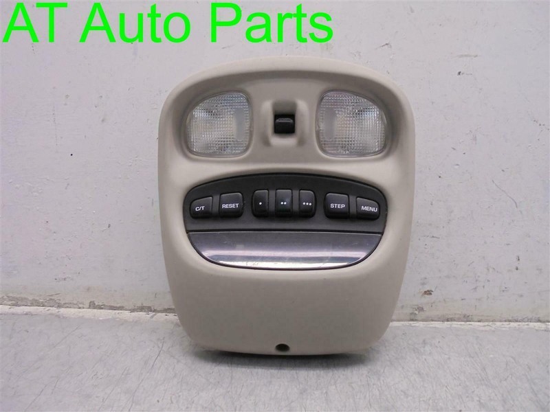 99-04 JEEP GRAND CHEROKEE OVERHEAD ROOF CONSOLE W/SUNROOF INFO OEM 56042749AB
