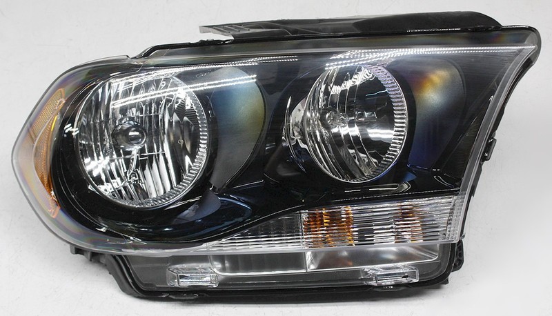 OEM Right Passenger Side Halogen Headlamp For Dodge Durango Black Bezel