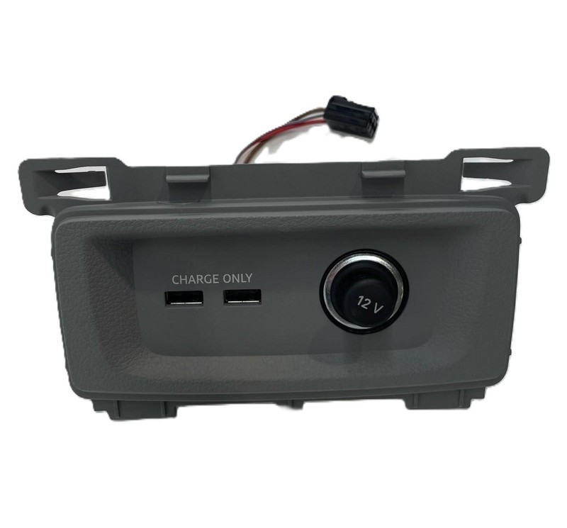 2018-2024 Audi Q5 Rear Center Console 12v Socket 2 Usb Charge Ports 80A863324A