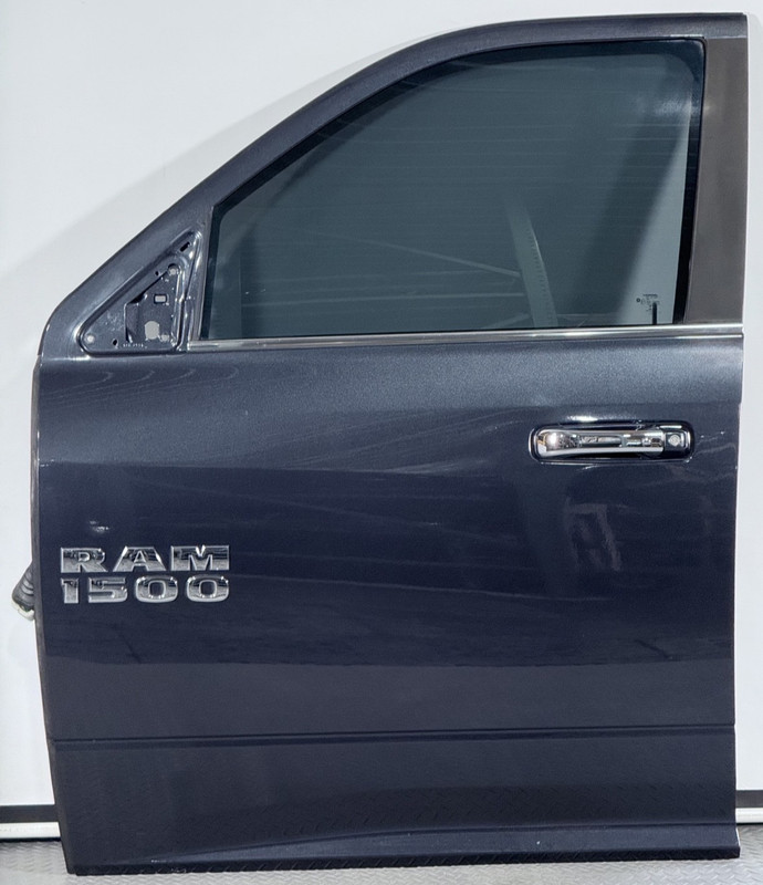✅ 2009-24 RAM 1500 2500 3500 OEM FRONT LEFT DRIVER DOOR SHELL w/ PLATE BLUE PAR
