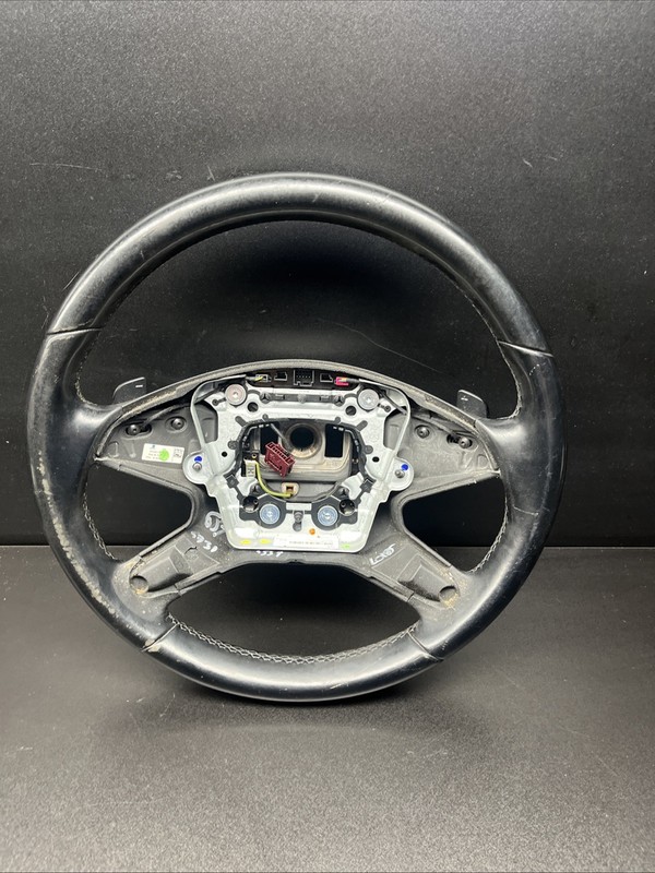 10-13 Mercedes W212 W207 E350 E500 Steering Wheel w/ Paddle Shifters Black OEM