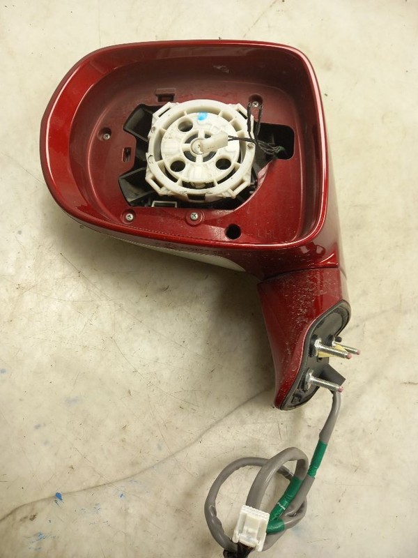 10 11 12 LEXUS RX450H DRIVER LEFT SIDE VIEW MIRROR HOUSING NO MIRROR RED-3R1