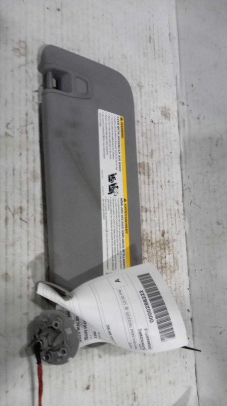 2020 Chevrolet Malibu Right Gray Sun Visor OEM Used 342832 125K Miles