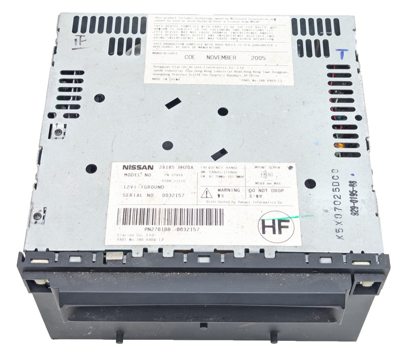 2006-2007 Infiniti M35 M45 AM FM Bose Radio 6 Disc CD Receiver 28185-EH20A