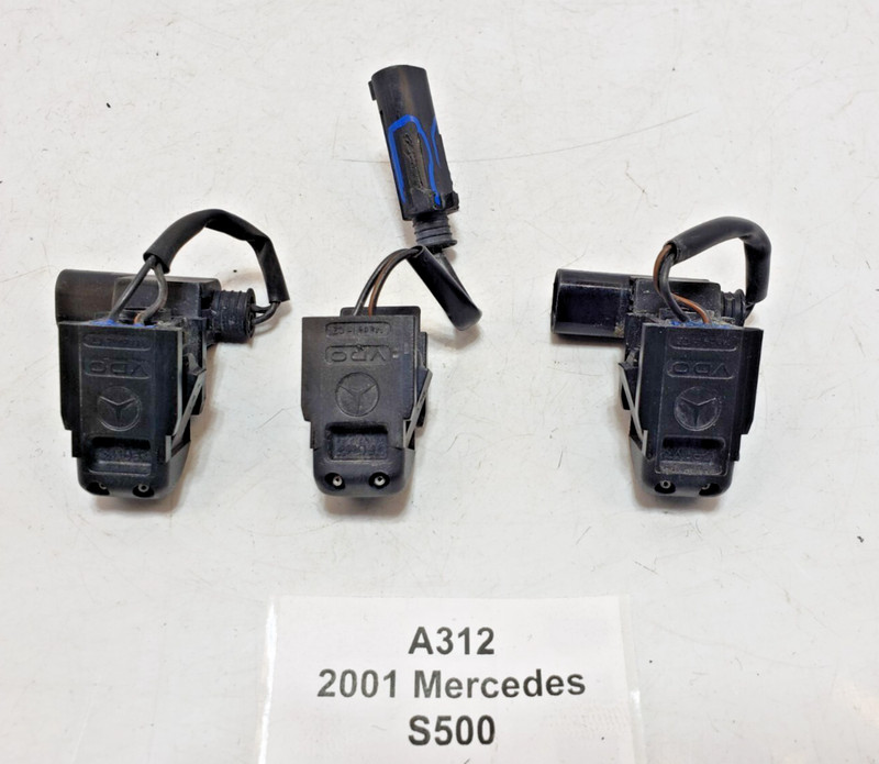 ✅ 00-24 OEM Mercedes W220 S500 Front Hood Windscreen Washer Nozzle SET NOTE*