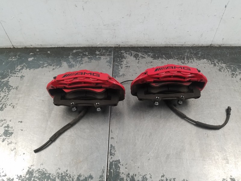 2007 Mercedes AMG E 63 Red Brembo Front Brake Calipers 7711 M7