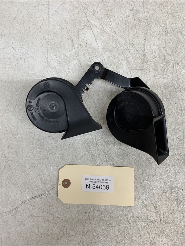 20-24 TESLA MODEL Y LOW HIGH PITCH TONE HORN SOUND SIGNAL 1507242-00-B 54039 B36