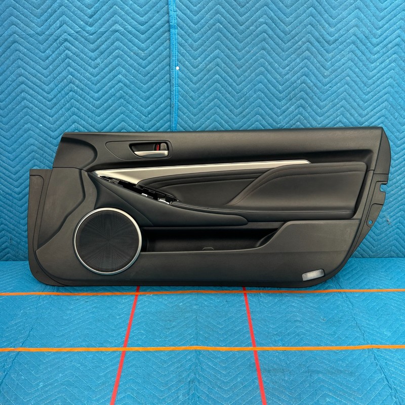 2015–2019 Lexus RC350 Front Right Passenger Door Panel Black EB25 OEM