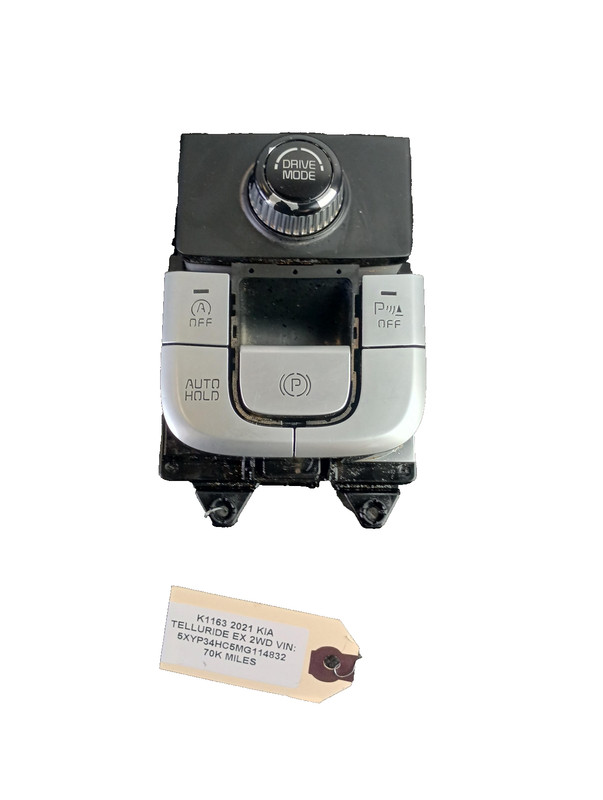 2020-2022 Kia Telluride Drive Mode & Parking Brake Control Switch Panel OEM