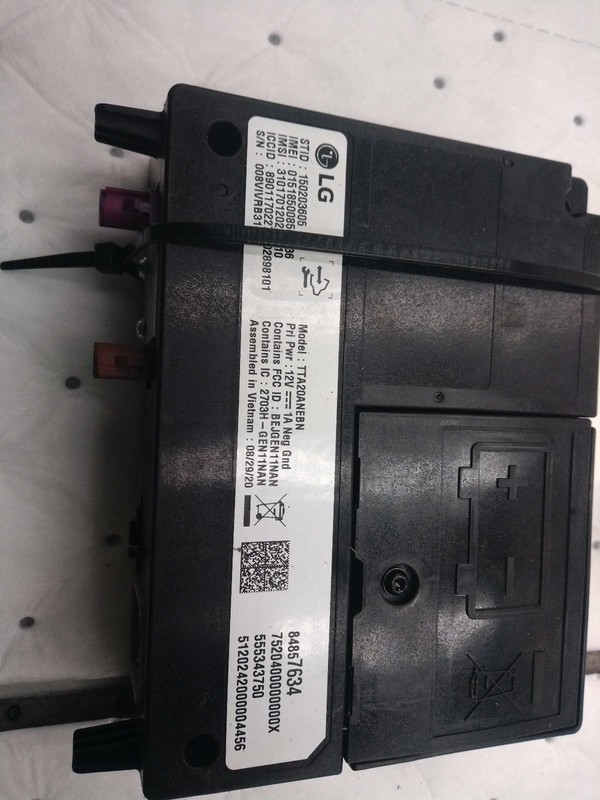 2021 Buick Enclave Active Noise Cancellation Module Black OEM 84217797