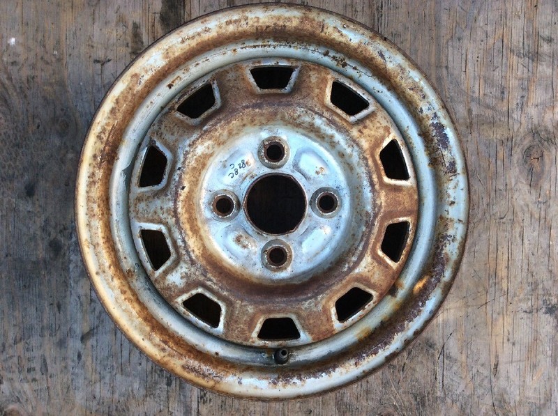 82 83 1982 1983 Civic Steel Wheel Rim 13x4-1/2 4 Lug Used OEM