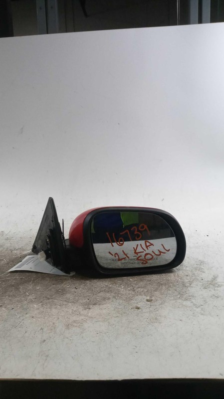 2021 KIA Soul Right Door Mirror Assembly RED Used 73000 Miles OEM 699566