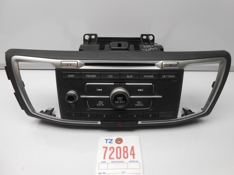 2013-2017 Honda Accord OEM Radio AM FM CD Control Switch 39100-T2A-A102