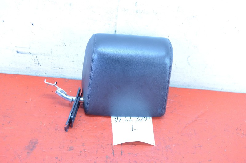 96-02 MERCEDES-BENZ R129 SL320 FRONT LEFT DRIVER SIDE SEAT HEADREST BLACK OEM