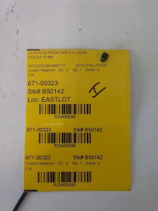 Coolant Reservoir Fits 11-23 300 3483095