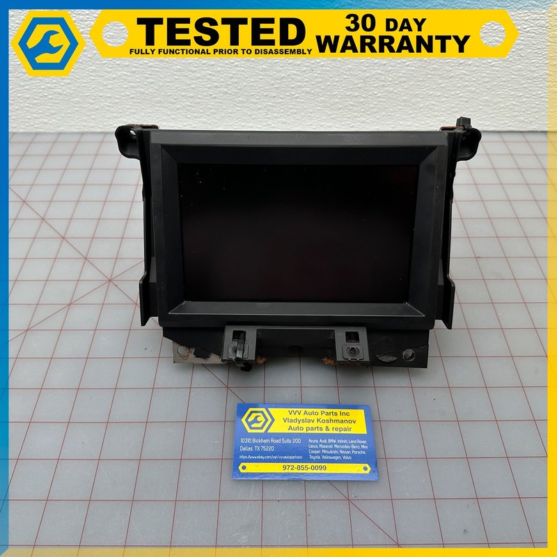 10-16 LAND ROVER L319 LR4 NAVIGATOR CLIMATE TOUCH SCREEN MONITOR DISPLAY OEM