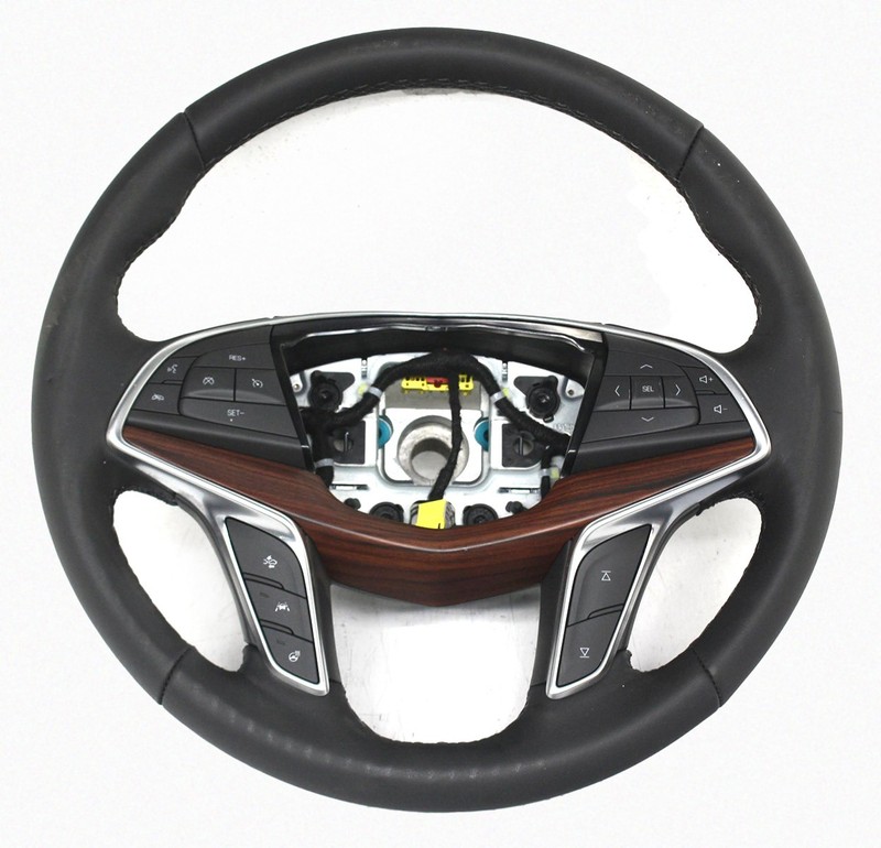 OEM Steering Wheel Base For Cadillac XT5 Jet Black Leather 84859084
