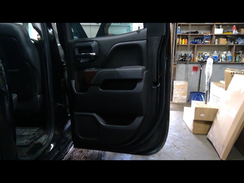 2015 SIERRA Double Cab Passenger Right Rear Door Trim Panel Rear 1566315