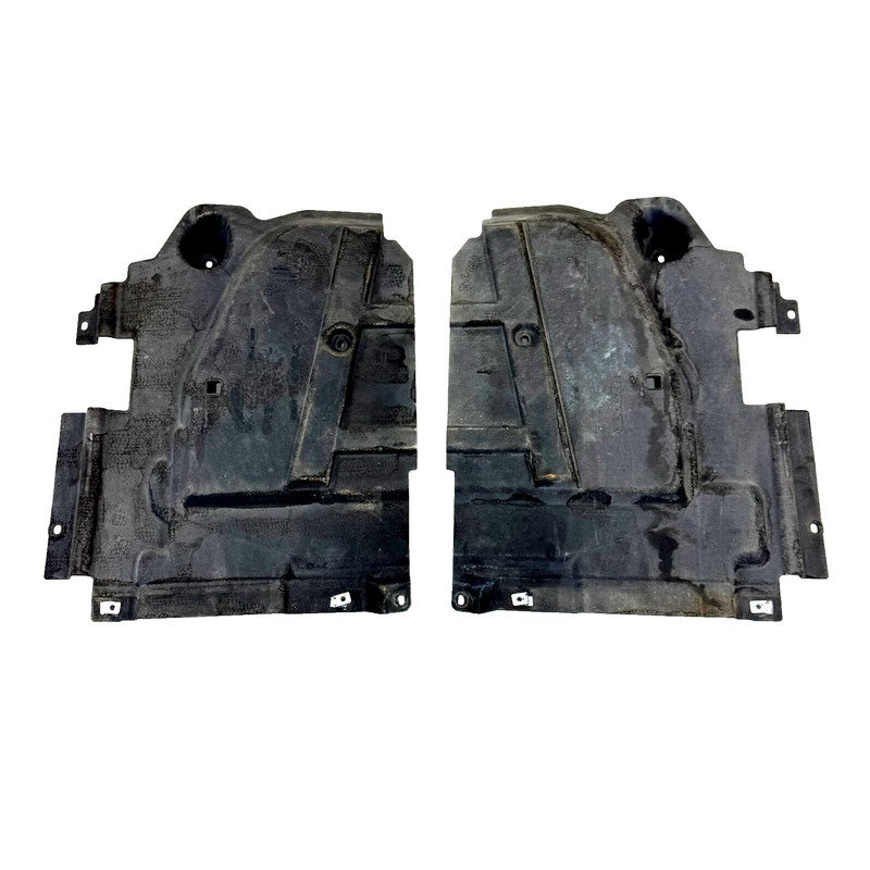 📌 16-22 JAGUAR XF SET LEFT & RIGHT PASSENGER UNDER BODY SPLASH SHIELD GUARD OEM