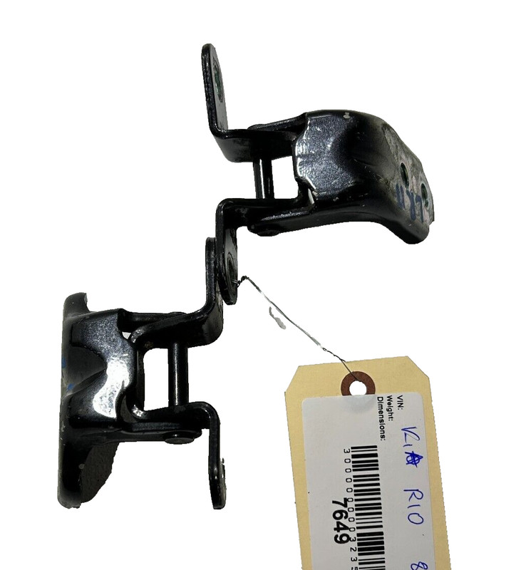 2012 - 2017 KIA RIO REAR LEFT DRIVER Door Hinge Set Upper and Lower OEM