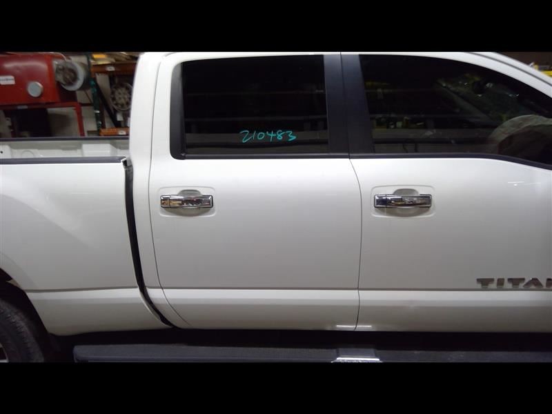 Passenger Rear Side Door Crew Cab Privacy Tint White Fits 16-19 TITAN XD 781650