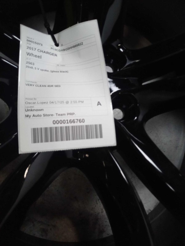 2017 Dodge Charger 20 OEM Wheel Rim Red 5PN35DX8AA Used 1 Piece