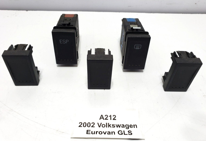 ✅ 99-03 OEM Volkswagen Eurovan GLS ESP Rear Defrost Blank Switch