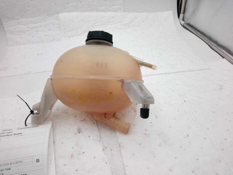 2017 Lincoln MKC Engine Coolant Reservoir OEM White 2.0L 108K Miles GJ718A080AC