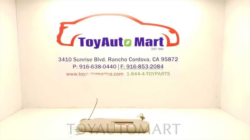 2004 TOYOTA PRIUS 1.5L FWD AT PASSENGER SIDE SUN SHADE VISOR