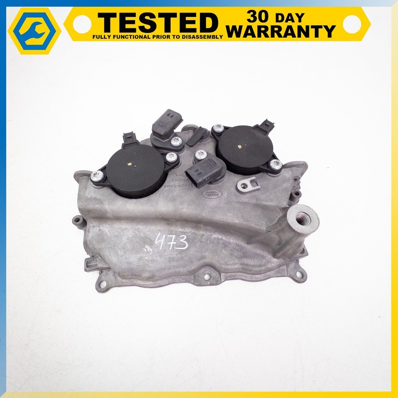 10-22 JAGUAR XJ XF F-TYPE L405 L494 RIGHT SIDE ENGINE TIMING CHAIN COVER OEM