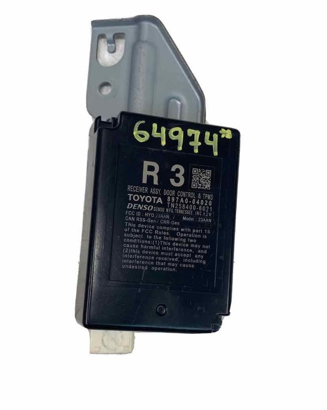 2018 TOYOTA TACOMA TPMS TIRE PRESSURE MONITORING SENSOR OEM 897A004020