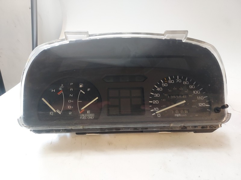 1990 1991 Honda civic dx Speedometer cluster gauges gauge panel 136,564 Miles