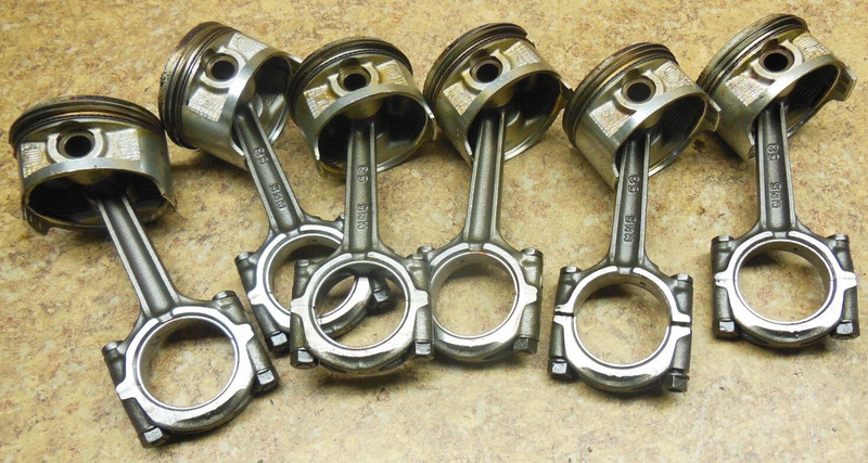 2003 Honda Valkyrie GL1500 GL 1500 CD Engine Pistons Connecting Rods Motor 03