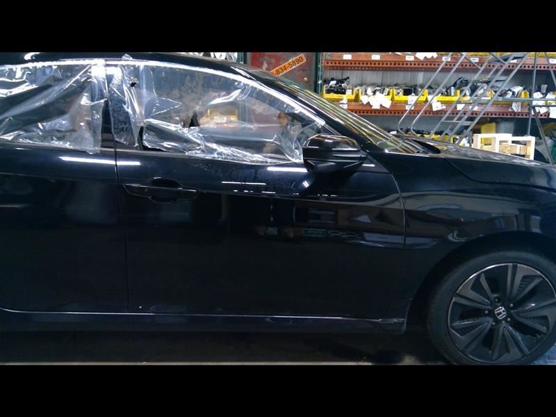 Passenger Front Door Black Electric Hatchback Fits 17-19 CIVIC 1436137