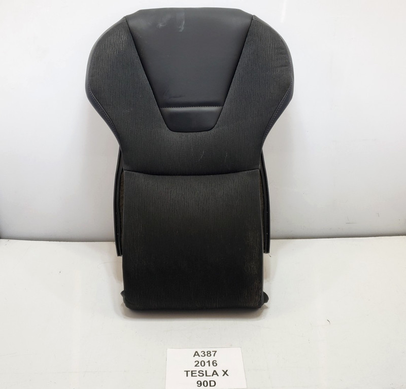 ✅ 2016-2020 Tesla Model X S Front Left Driver Side Seat Upper Cushion Black