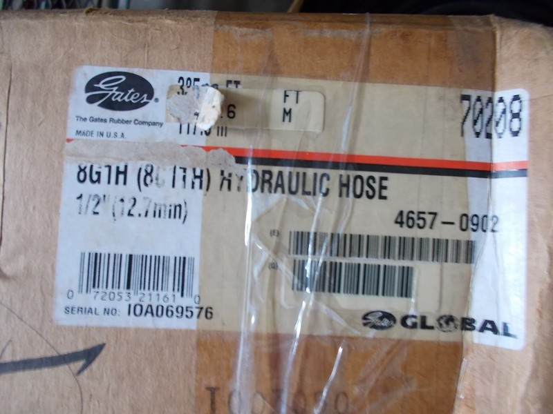 NEW Gates 4657-0902 1/2" Hydraulic Hose, 159' Long*FREE SHIPPING*