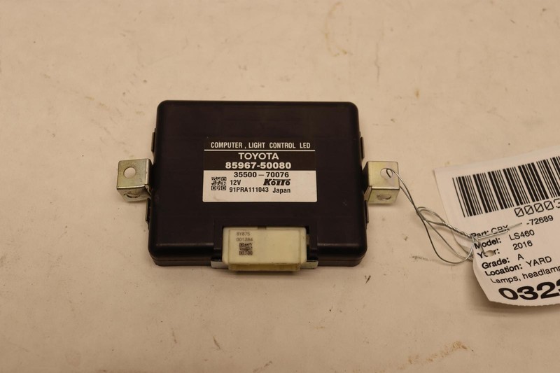 2013-2017 LEXUS LS460 HEADLIGHT HEADLAMP LED CONTROL MODULE UNIT OEM
