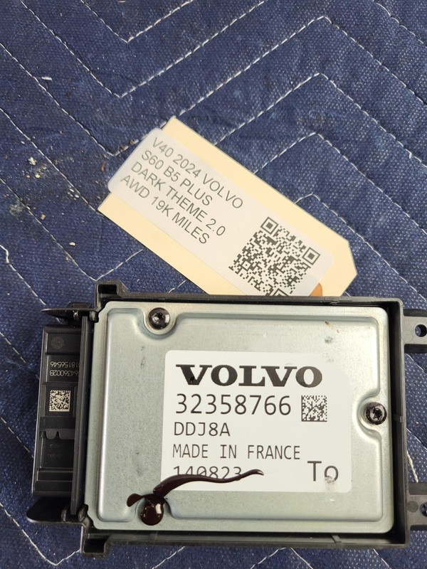 2024 VOLVO S60 ASDM Driver Assist Control Module Unit OEM 32358766 2.0L AWD