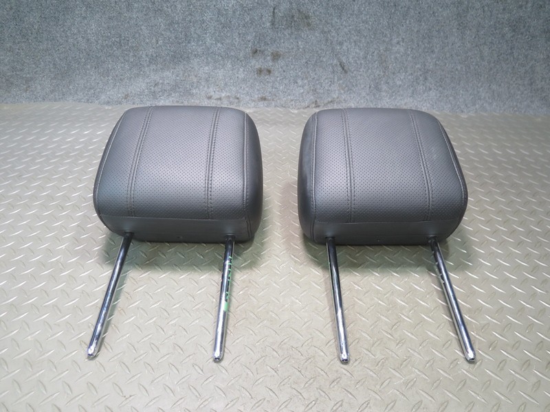 14-17 RANGE ROVER SPORT L494 REAR LEFT & RIGHT SEAT LEATHER HEADREST SET OF 2