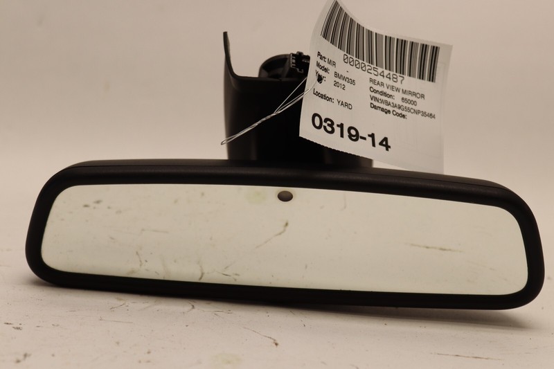2012-2015 BMW 335I F30 REAR VIEW INTERIOR MIRROR W/ AUTO DIM & HOMELINK OEM