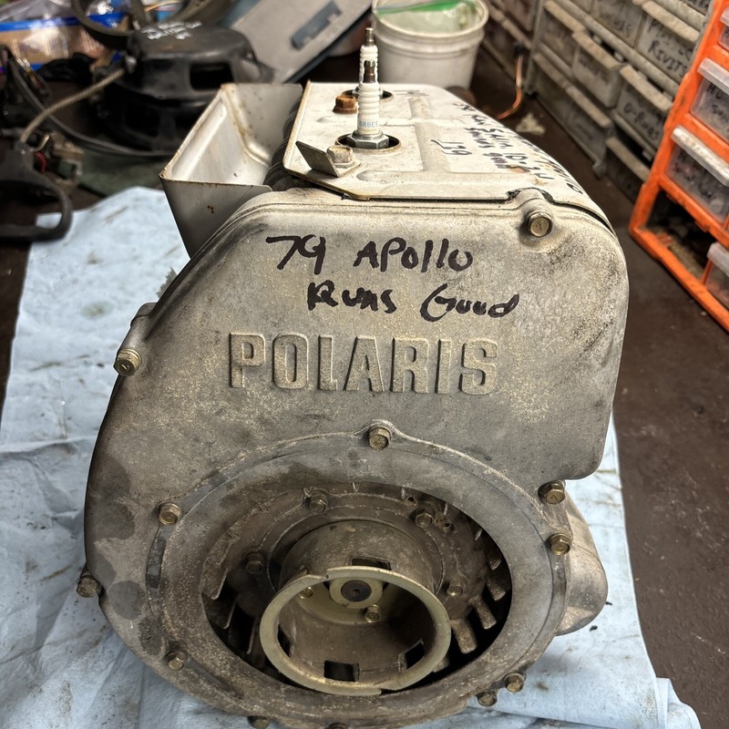 1979 Polaris Apollo Vintage Snowmobile 340 MotorEngine Runs Good.