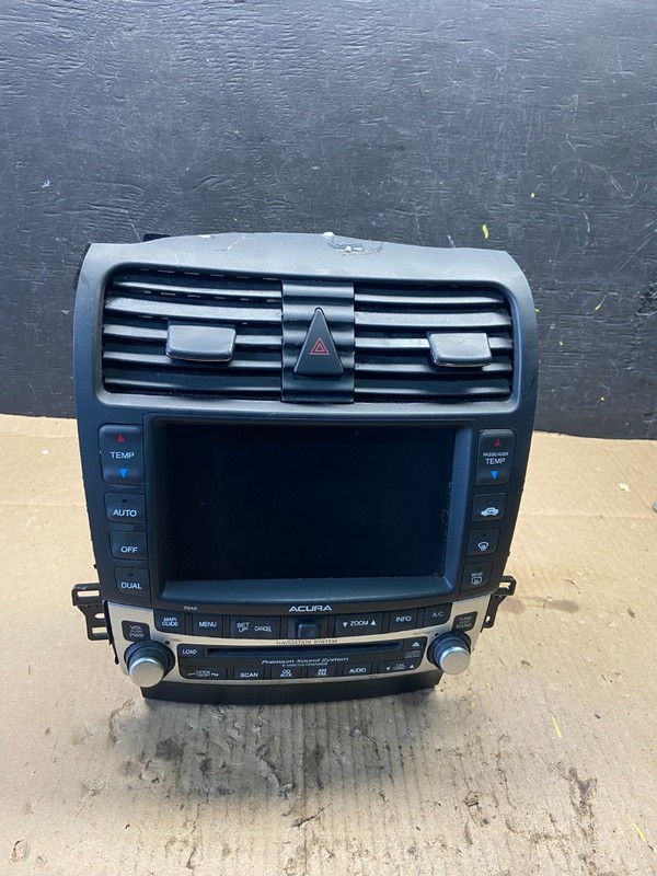 2006 2008 Acura TL Screen Display Navigation Radio Climate Control OEM T4295 DG